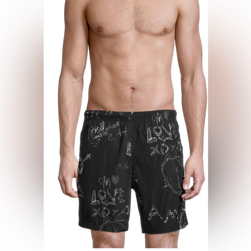 Alexander McQueen Carved Tree Swim Trunks ..size medium is brand new